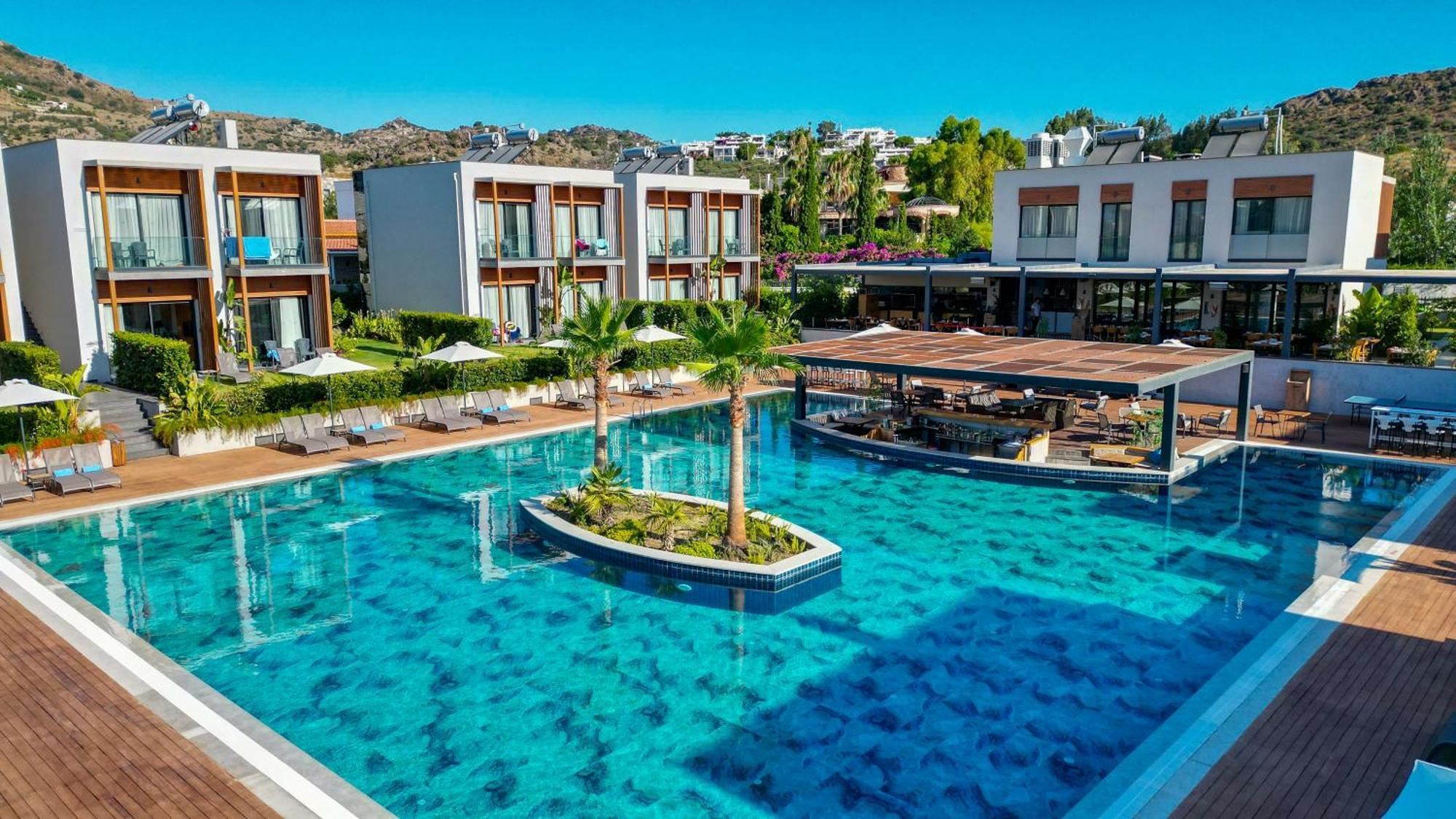 Celeste Bella Luxury Hotel & Spa Ortakent Bagian luar foto